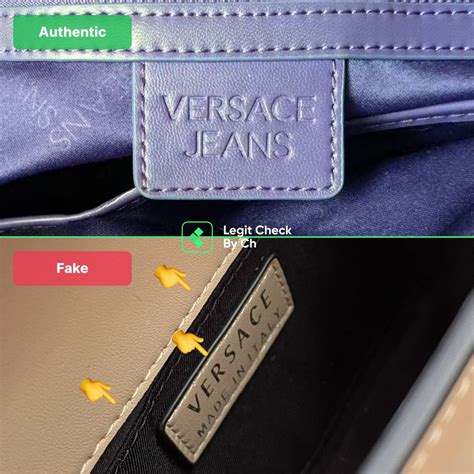 how to tell if a versace purse is real|versace authentication check.